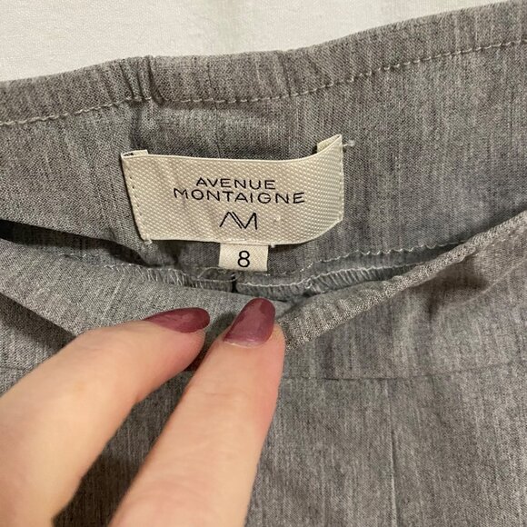 Avenue Montaigne Marilyn Gray Pants Size 8 - Picture 2 of 7